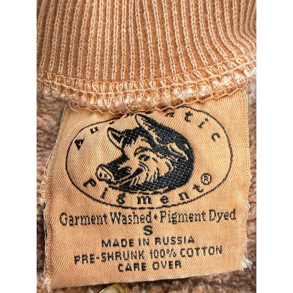Authentic Pigment Vintage 90s Halloween Pullover Sweatshirt Unisex Size S - Picture 9 of 13